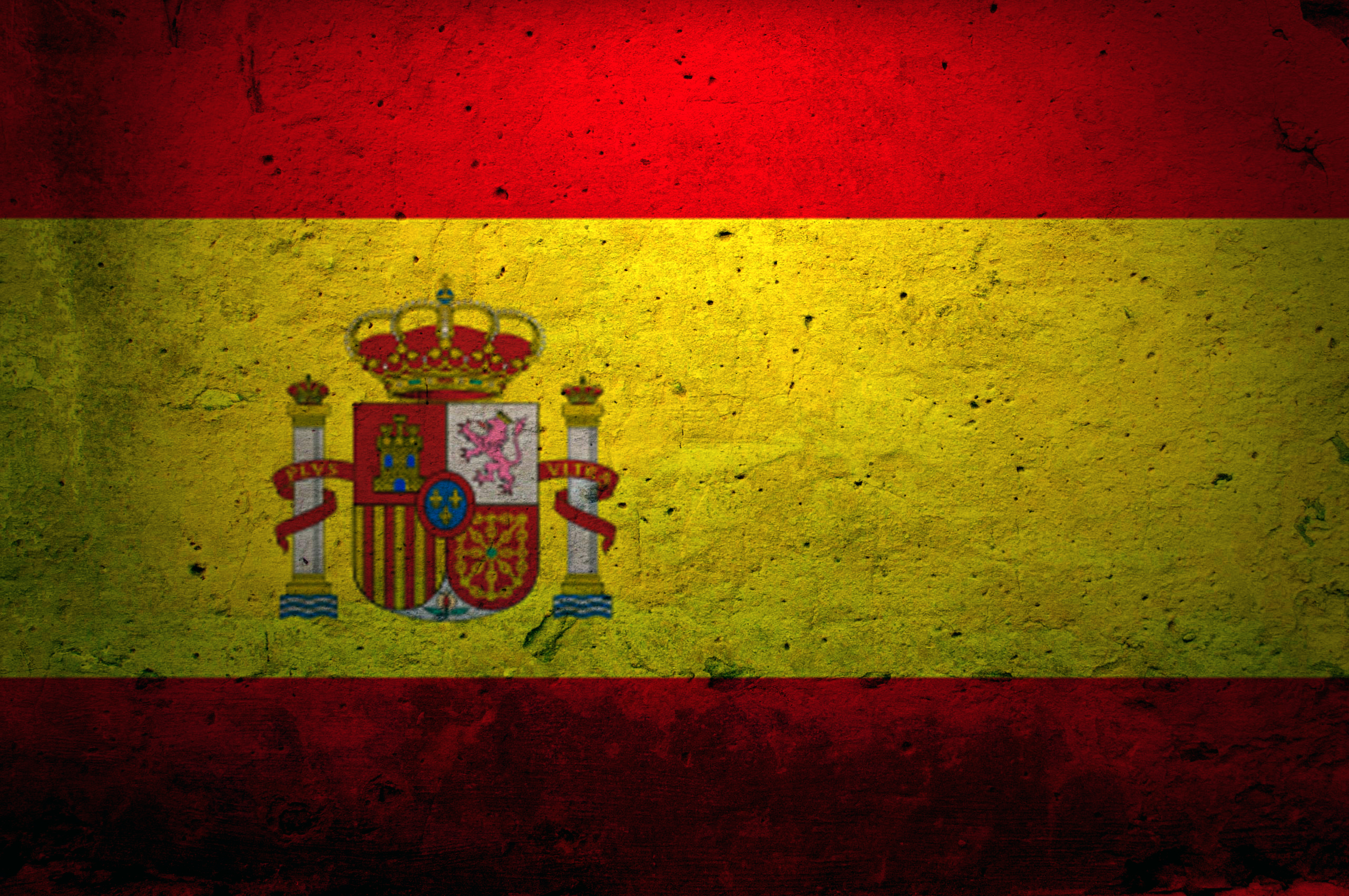 Spain Flag Ppt Background Powerpoint