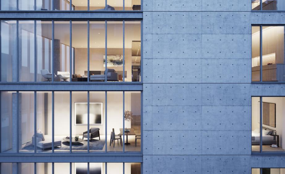 Concrete Condominium Tadao Ando S First Residential Building In