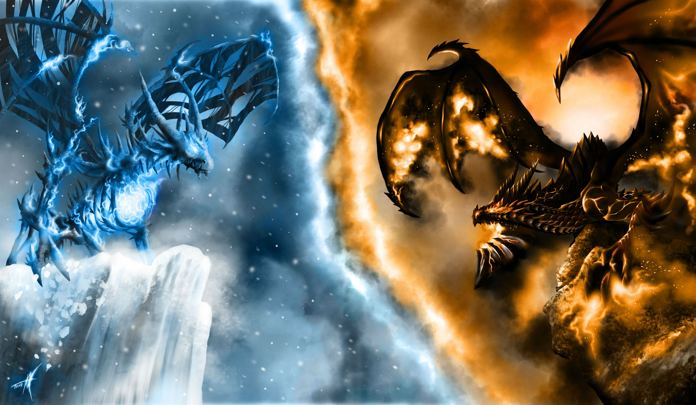Cool Ice Dragon Wallpaper World Of Warcraft Wow Dragons