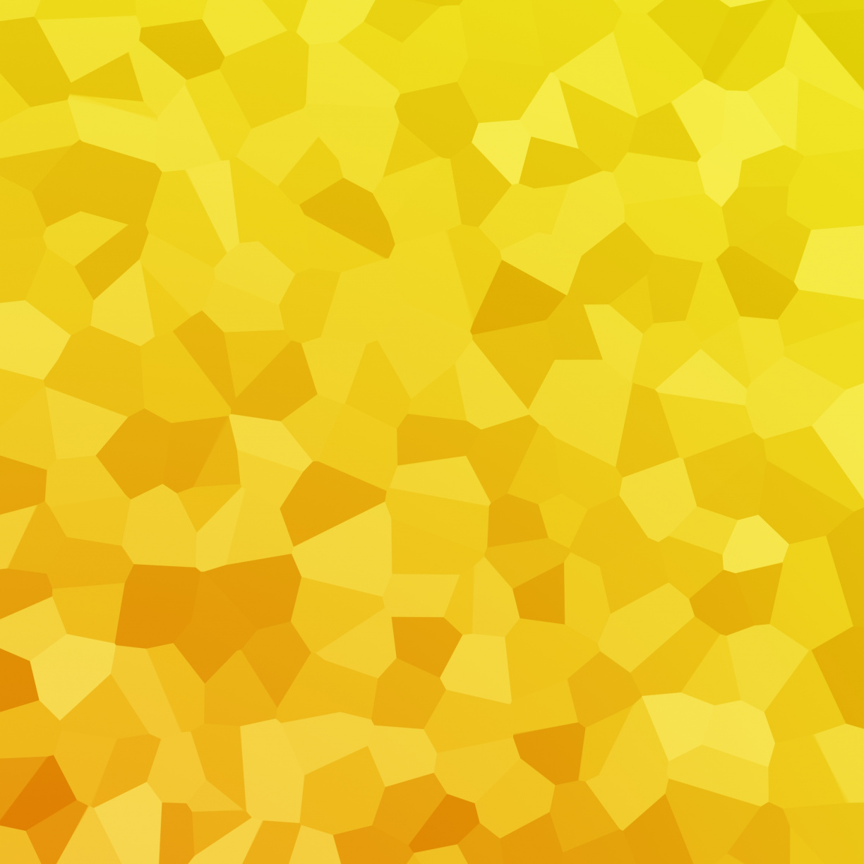 Yellow Pieces Abstract Geometric Wallpaper HD Image