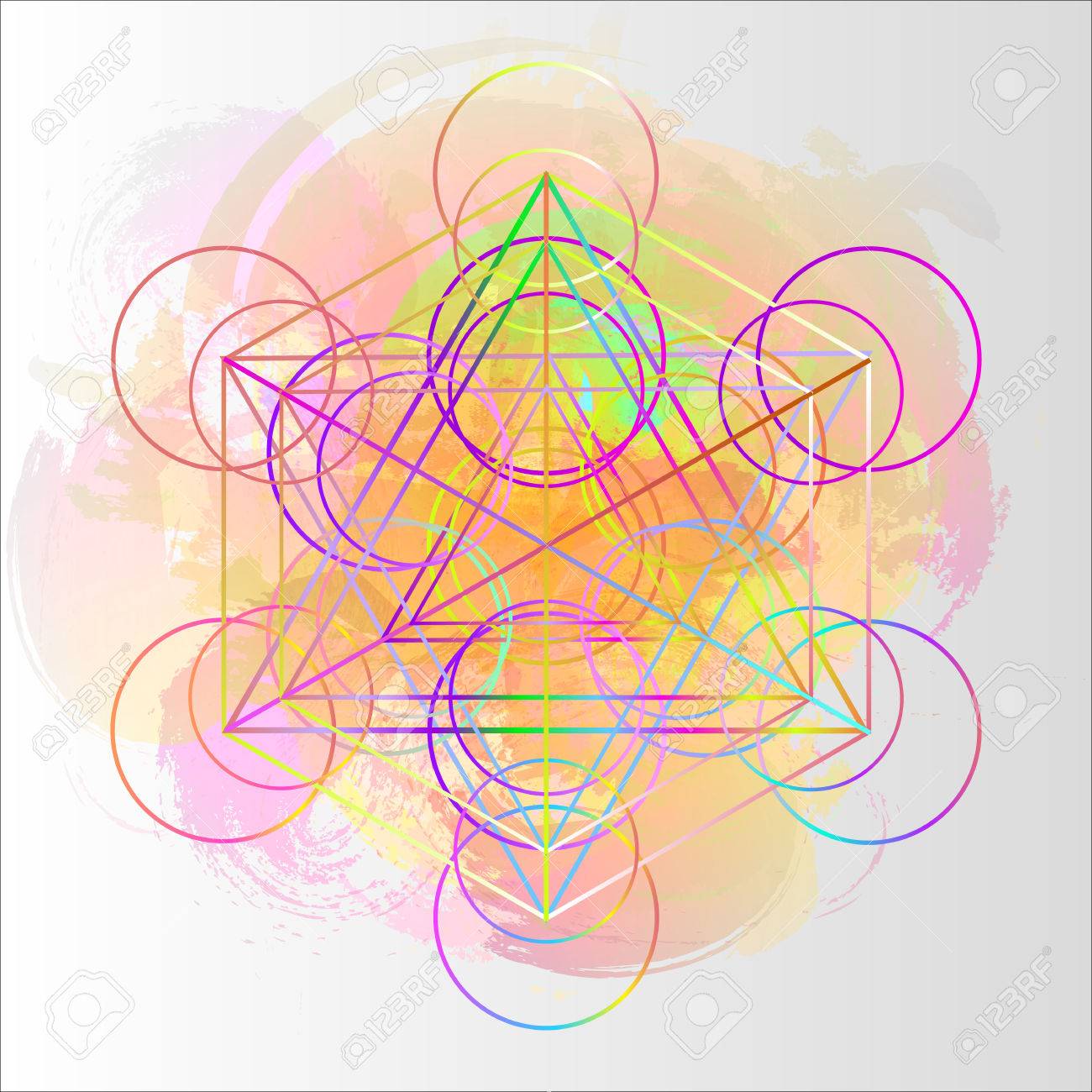 Sacred Geometry Abstract Background Alchemy Religion Philosophy