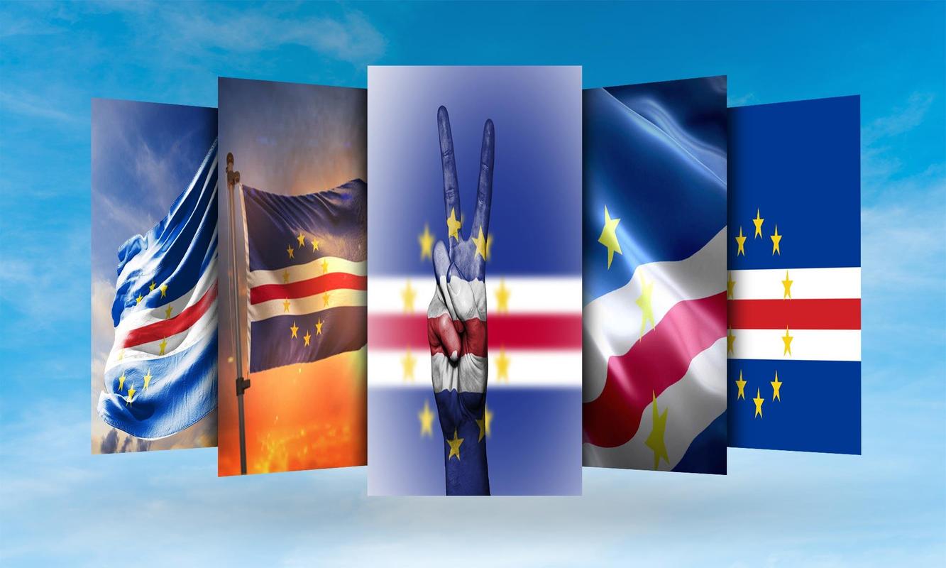 Cabo Verde Flag Wallpaper For Android Apk