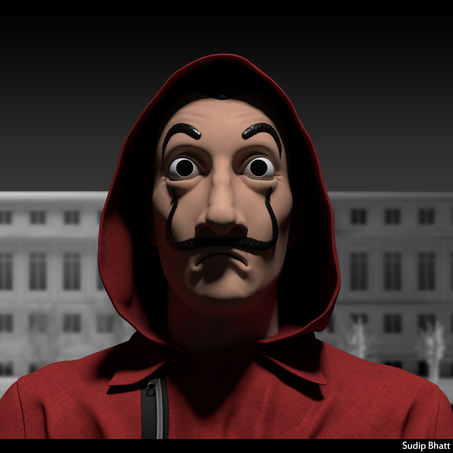 Money Heist Mask Wallpaper