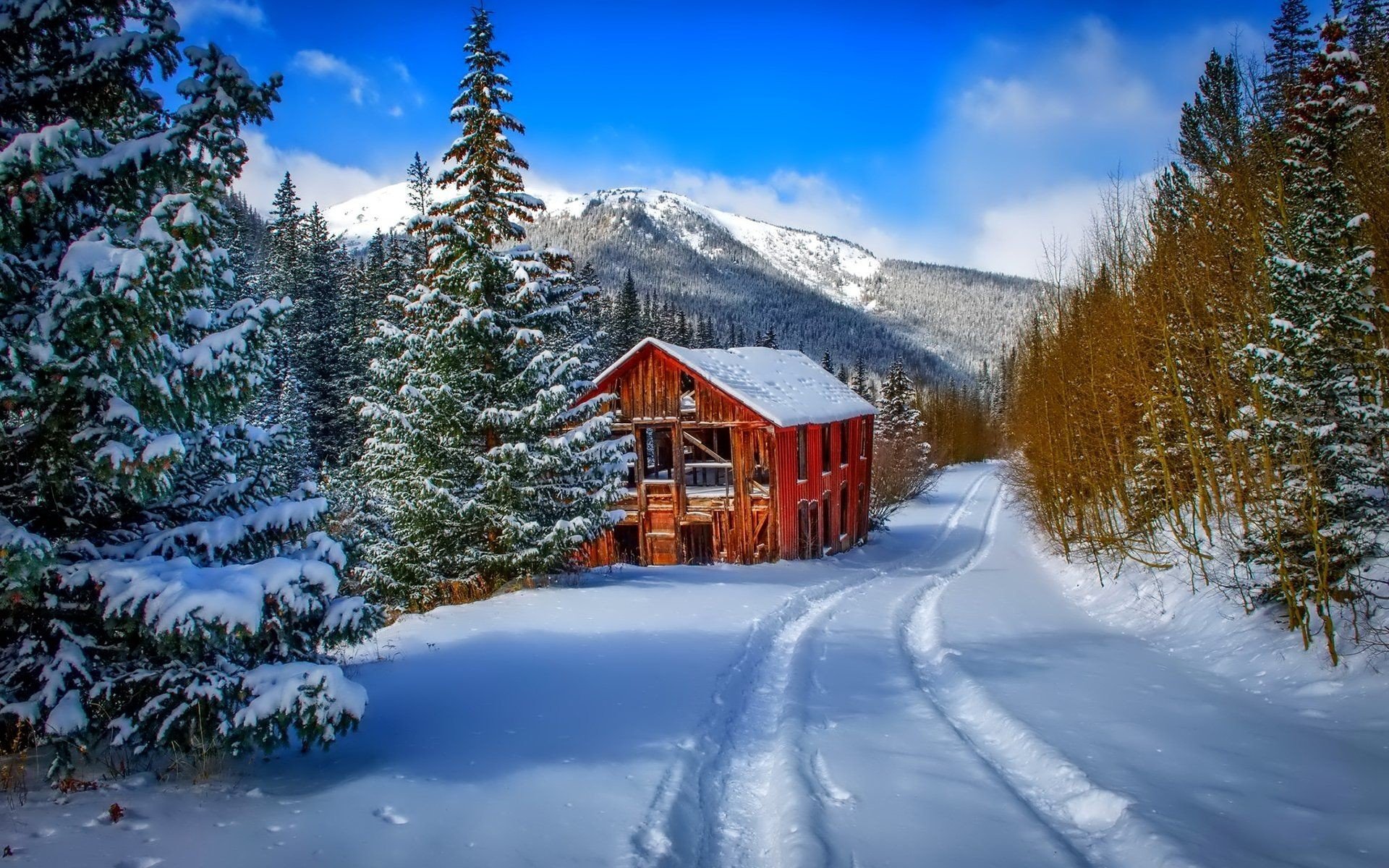 58 Christmas Cabin Wallpapers on WallpaperPlay