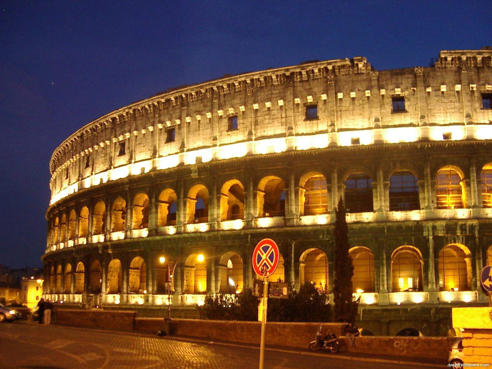 Cities Wallpaper Colosseum Rome Italy