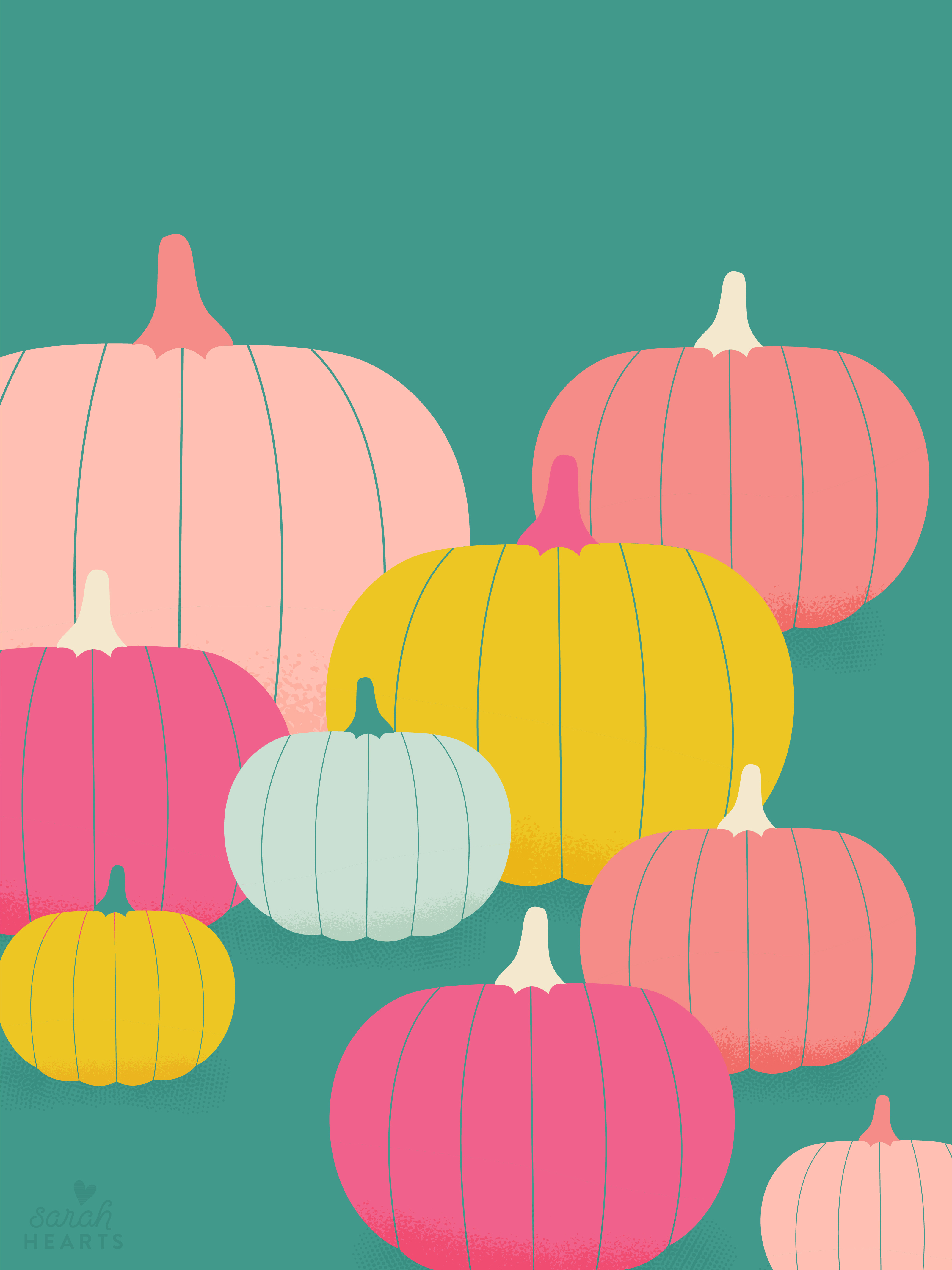 Cute Pumpkin Background Wallpaper
