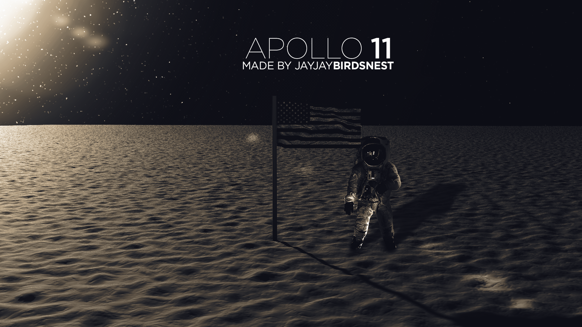 Apollo Cg 3d Scene Graphic Design October
