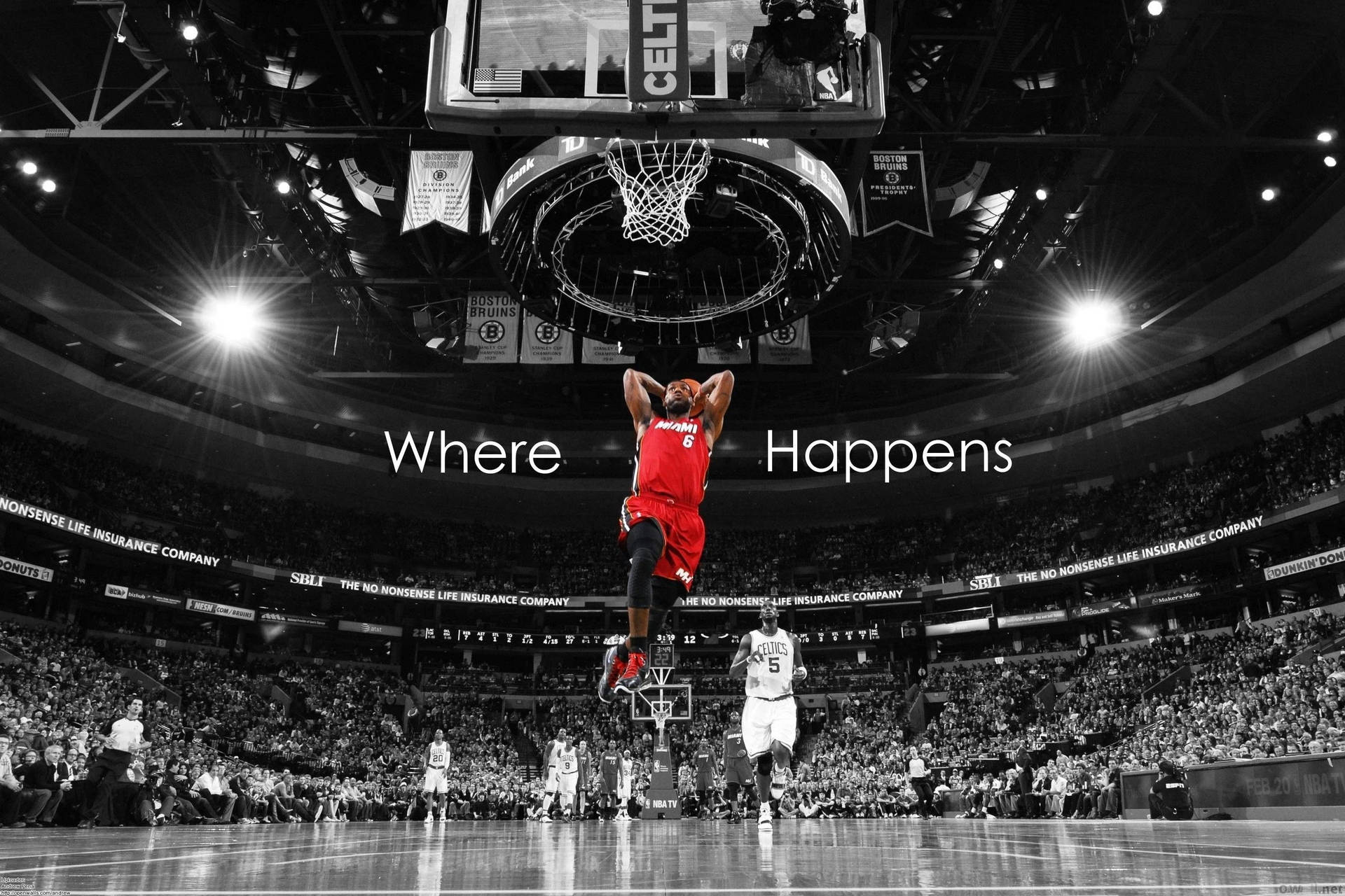 Basketball Wallpaper Lebron James Heat