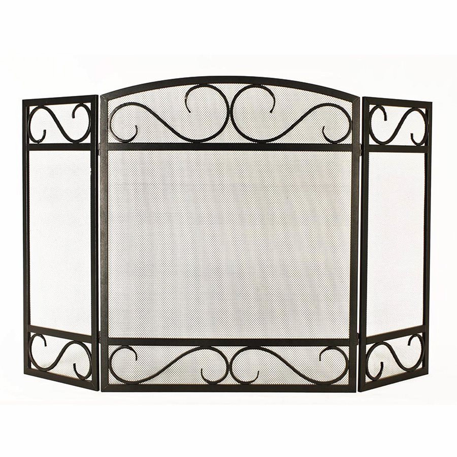 Style Selections In Black Powder Coated Steel Panel Scroll