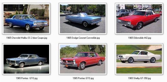 Screensaver Of Classic Muscle Cars