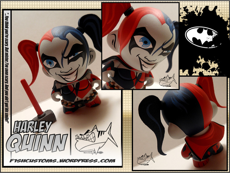 New Harley Quinn Micro Munny By F1shcustoms