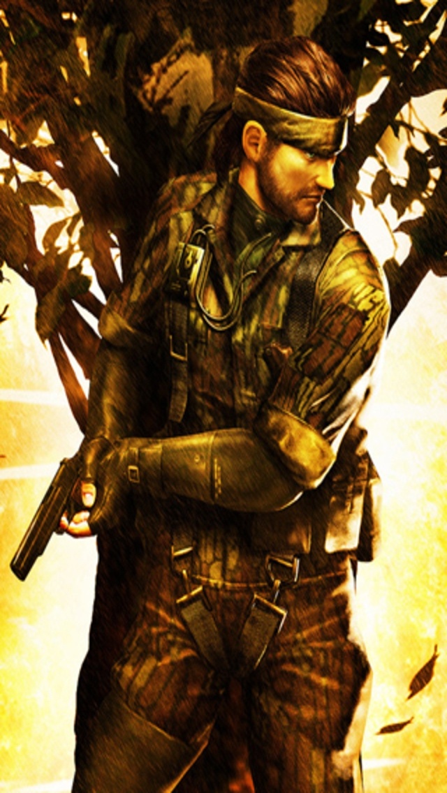 Metal Gear Solid Snake Eater iPhone Wallpaper