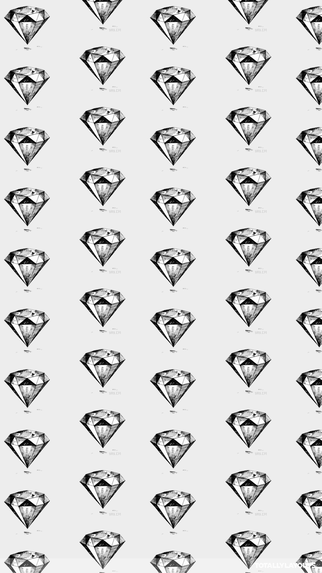 Spining Black And White Diamonds iPhone Wallpaper   Diamond Wallpapers