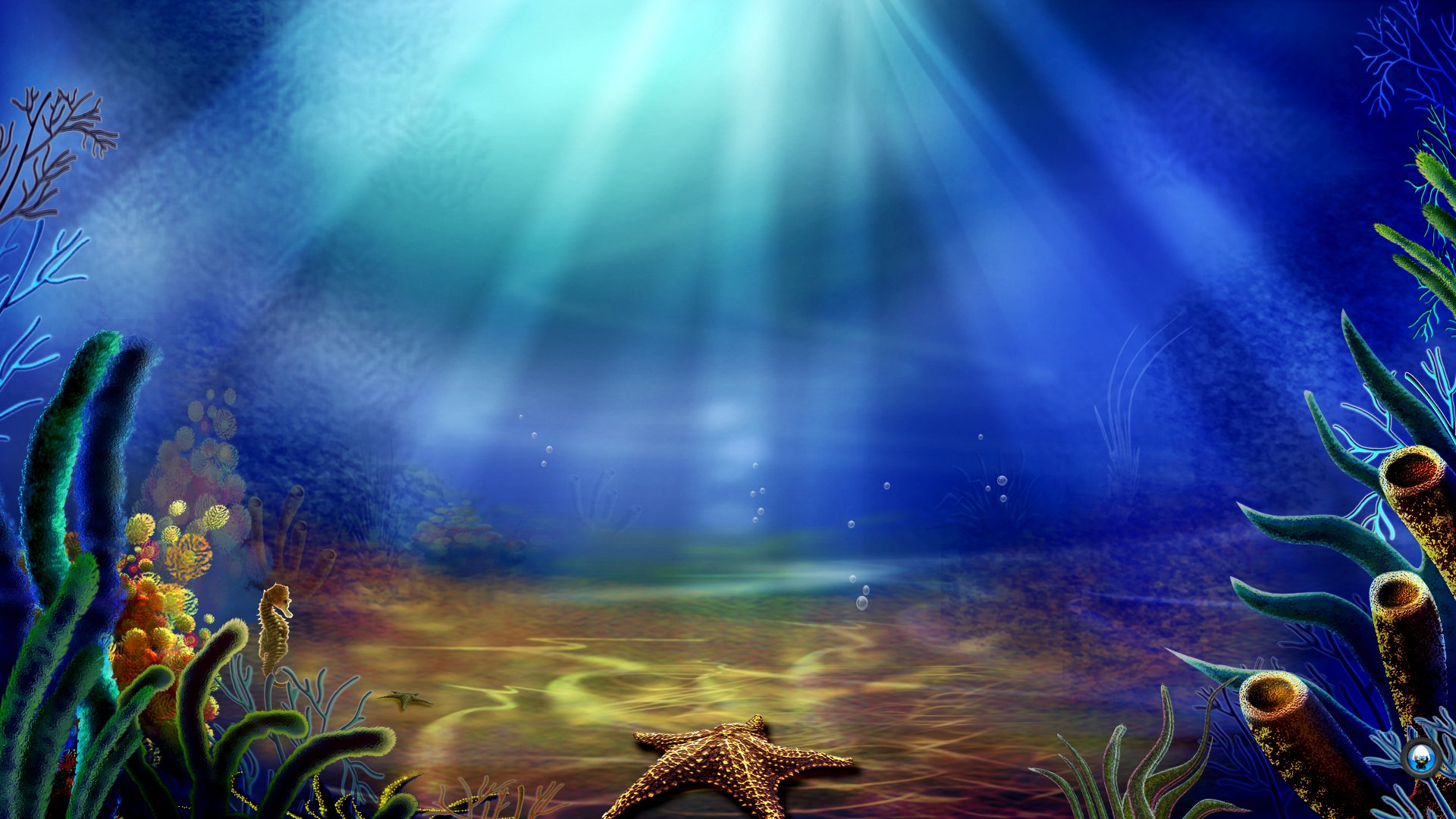 Free download Cartoon Ocean Background Under water wallpaper hd [1920x1080]  for your Desktop, Mobile & Tablet | Explore 49+ Free Under The Ocean  Wallpaper | Wallpaper Of The Ocean, Free Ocean Wallpapers,