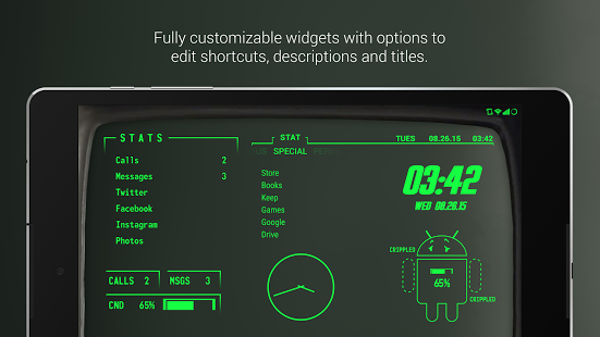 File Choco Piptec Green Icons Live Wall V1 Apk