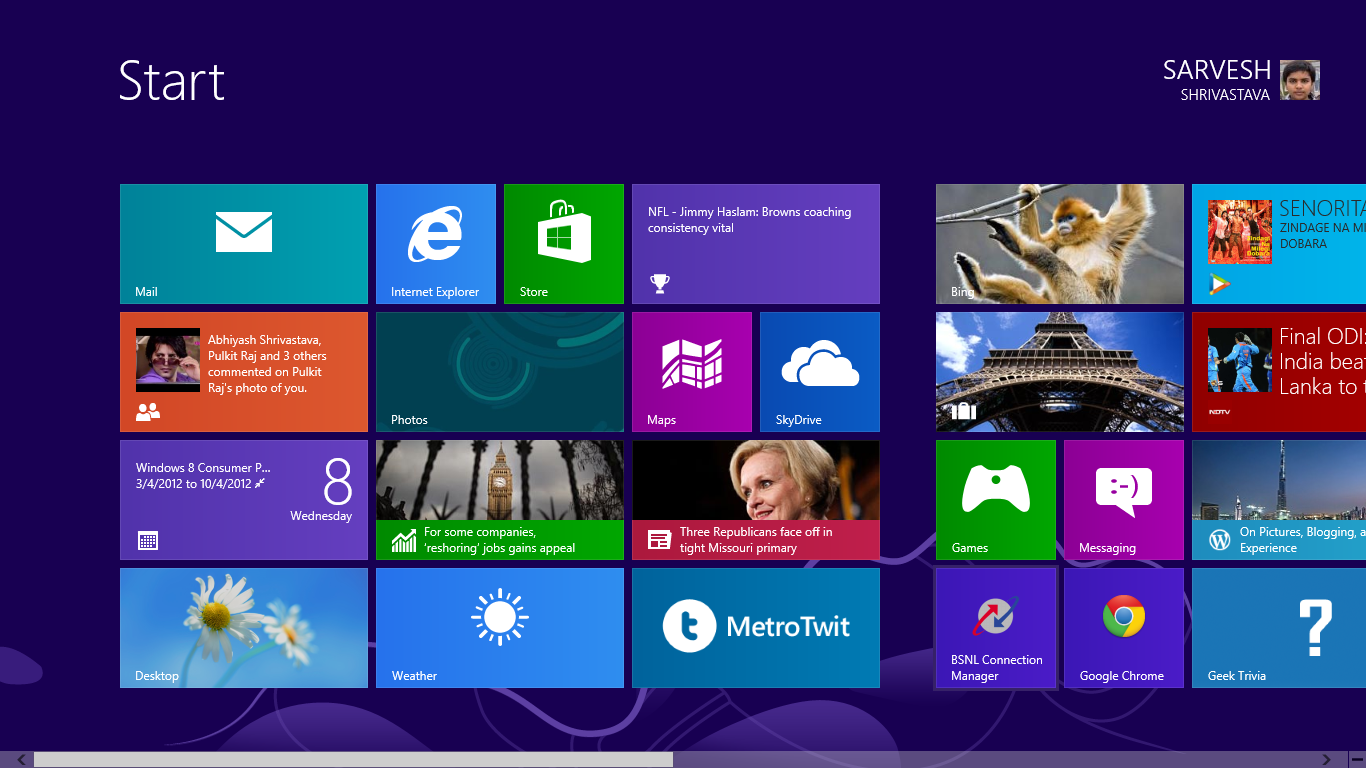 Windows 8 RTM Lock Screen and Start Screen Backgrounds Emerge