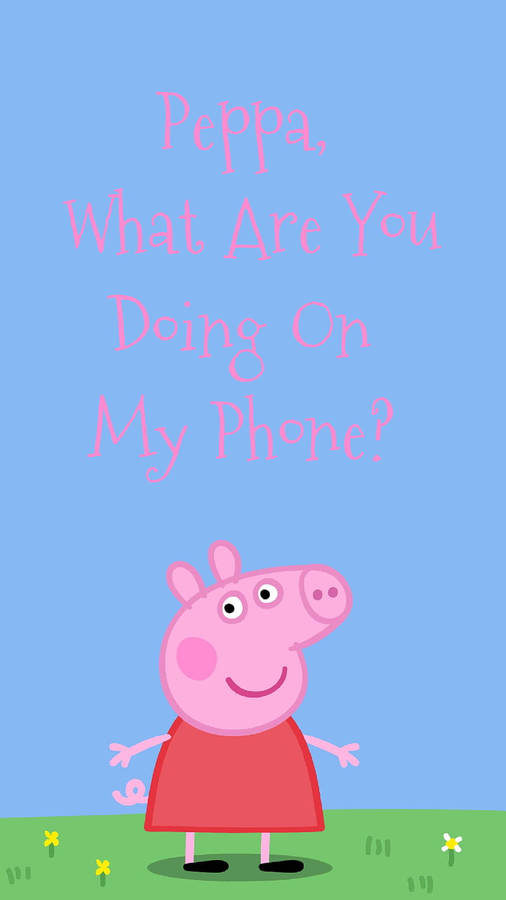 Wallpaper Foto Dari Peppa Pig iPhone