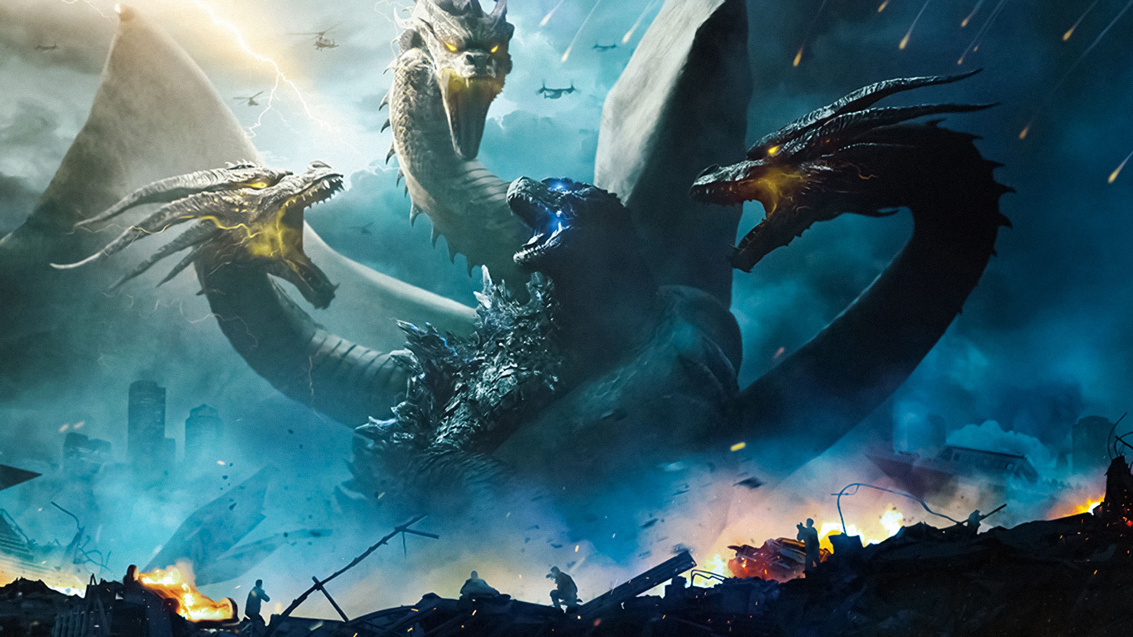 Godzilla Vs King Ghidorah Wallpaper Top