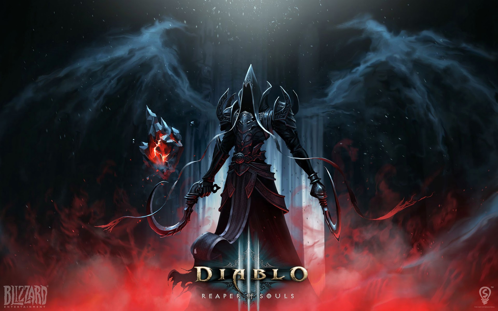 Diablo Reaper Of Souls Game Wallpaper HD Weapon Wings A618