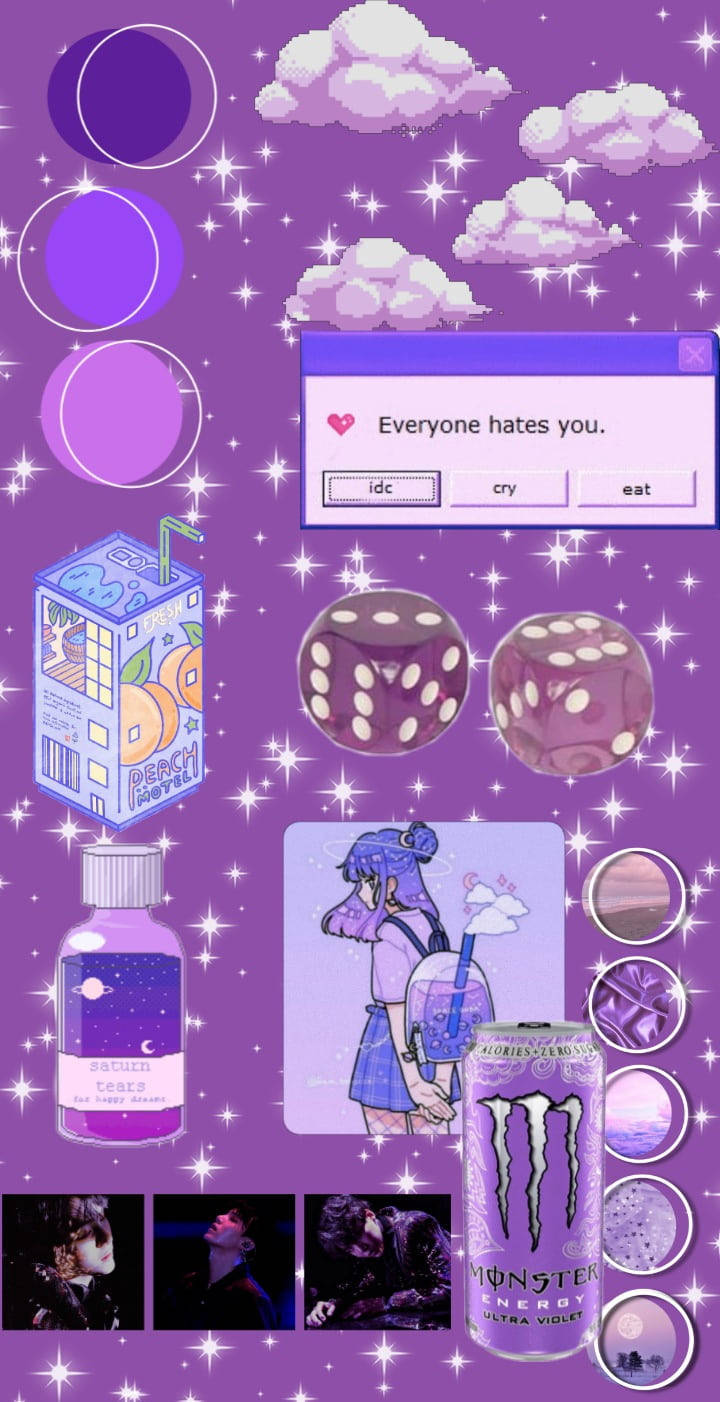 Bts Purple Aesthetic Wallpaper