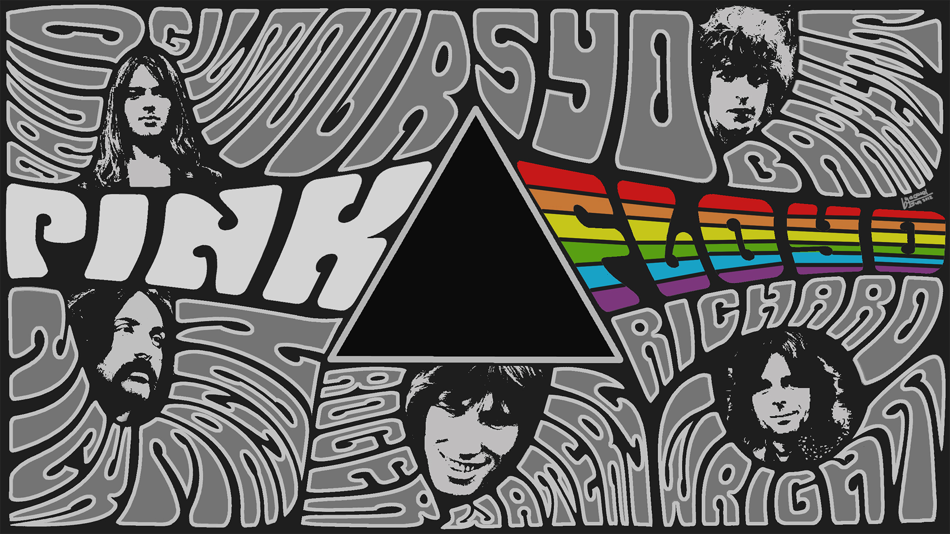 Pink Floyd Tribute By Xinometal Deviantart Desktop Wallpaper