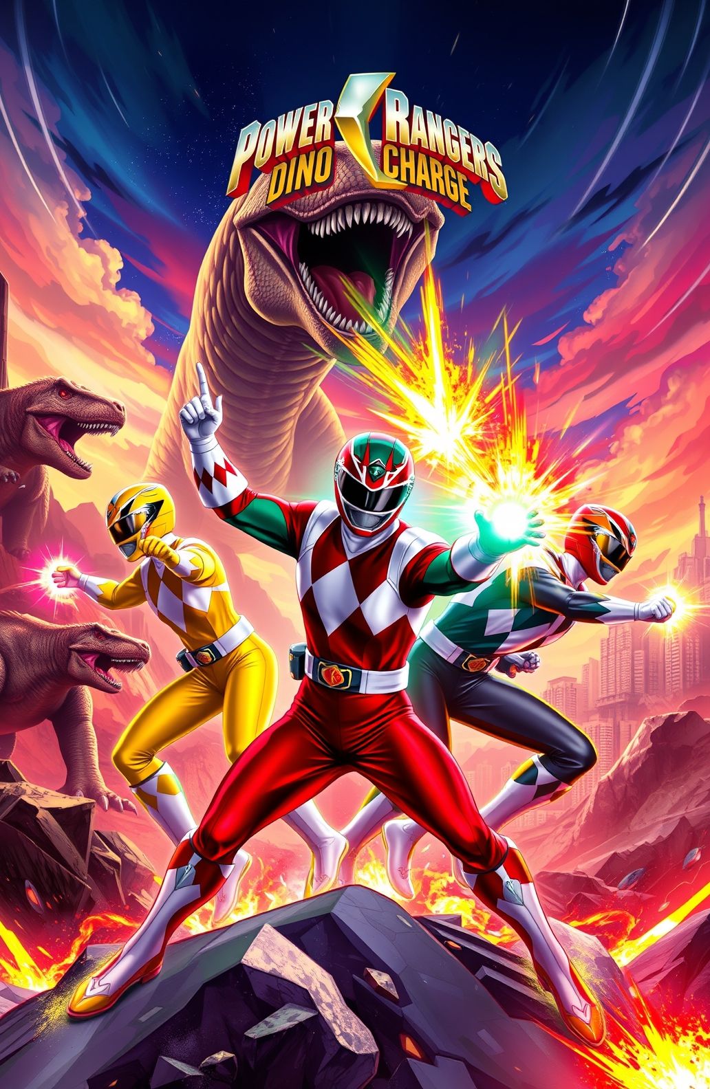 Power Rangers Dino Charge Wallpaper