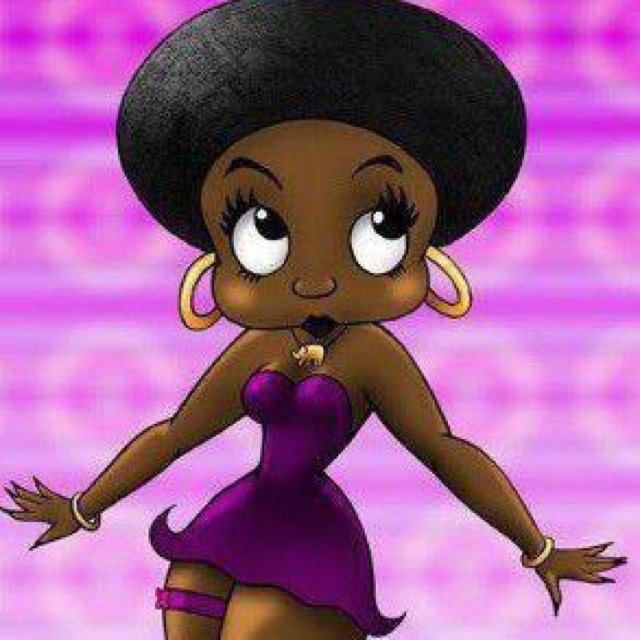 black afro black betty boop