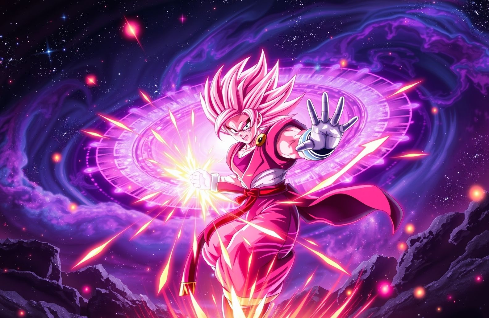 Super Saiyan Rose Wallpaper