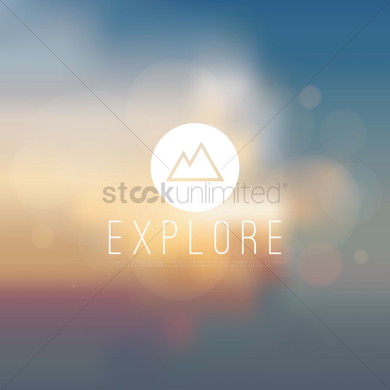 Explore Background Concept Vector Image Stockunlimited