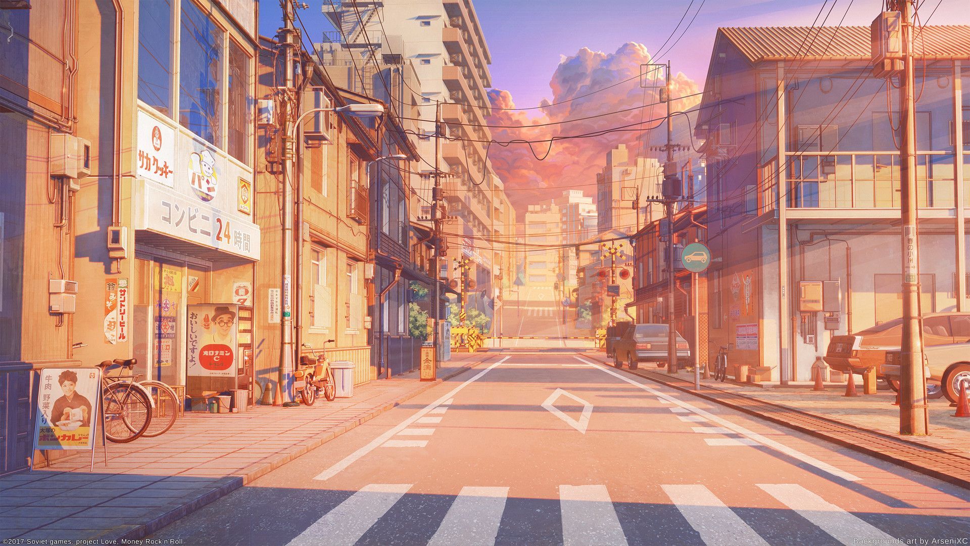 Anime City Backgrounds HD Free download  PixelsTalkNet