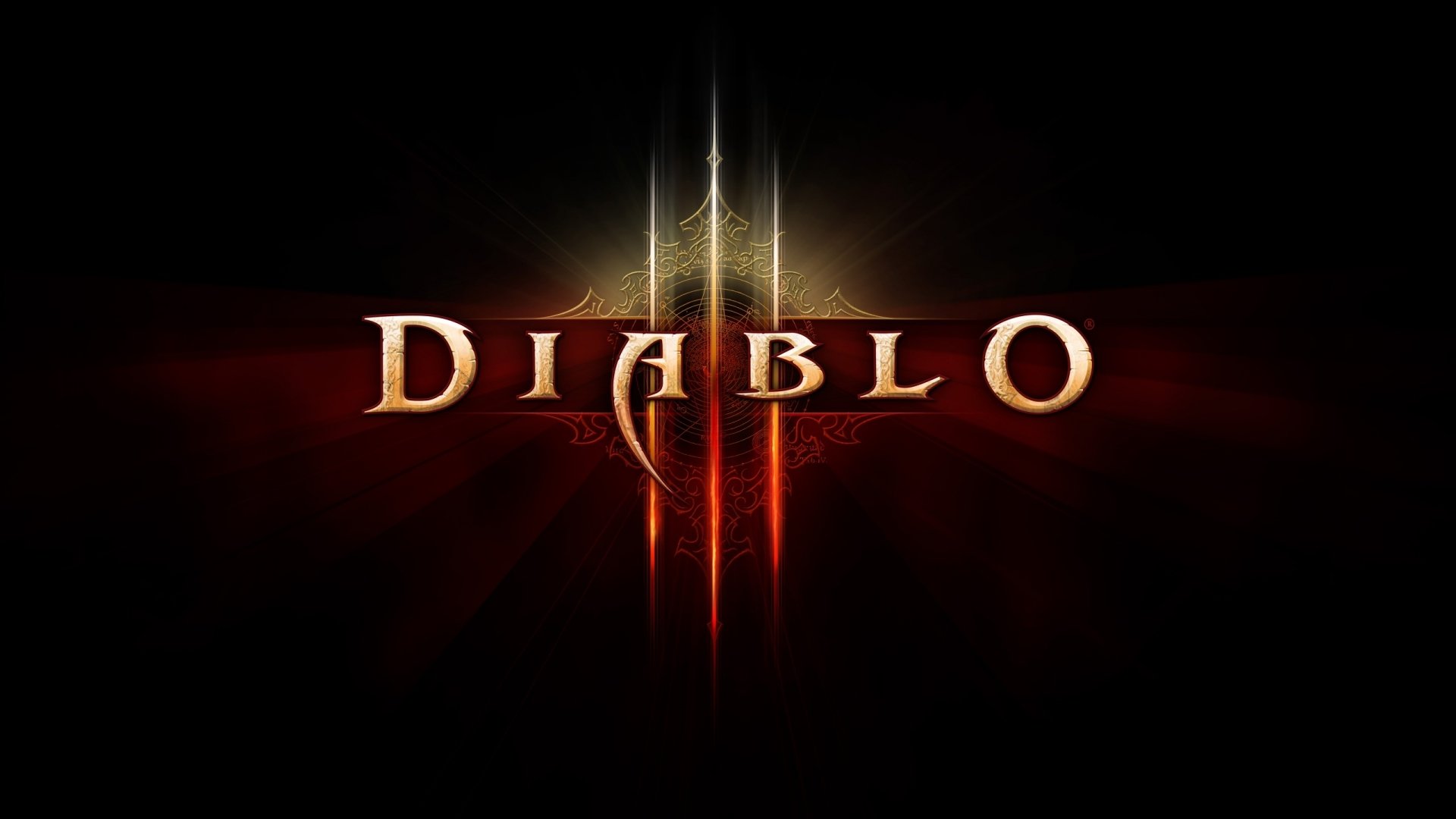 Diablo 3 Logo for 1920 x 1080 HDTV 1080p resolution