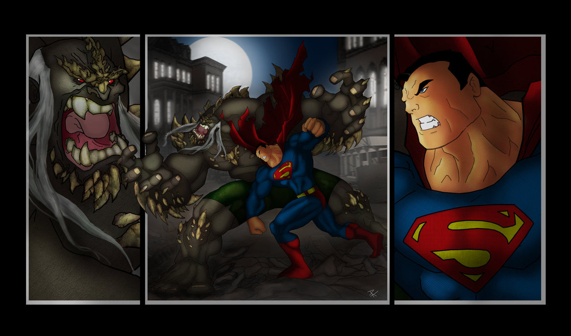 Superman Vs Doomsday By Helmsberg