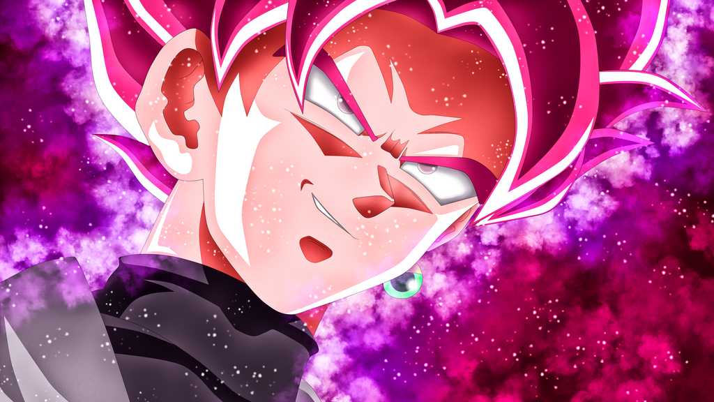 4K wallpaper: Goku Black Super Saiyan Rose Wallpaper