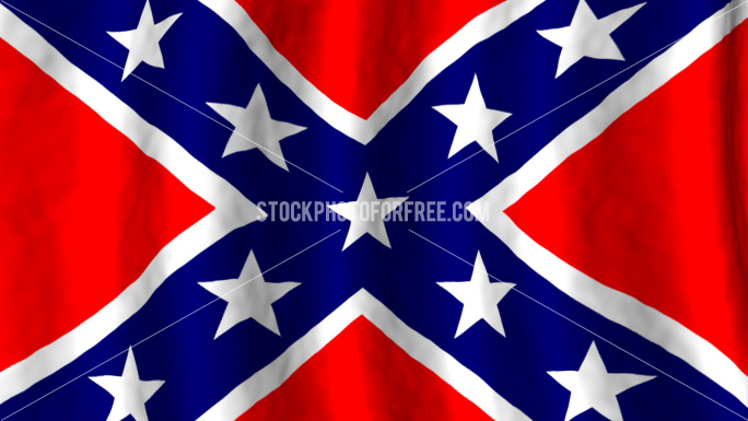 Confederate Flag Stock Photo