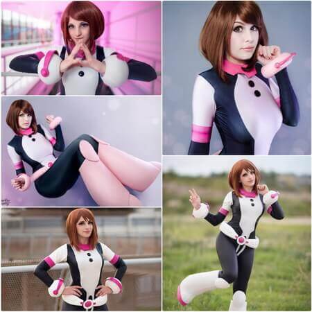 Ochaco Uraraka Cosplay Wallpaper