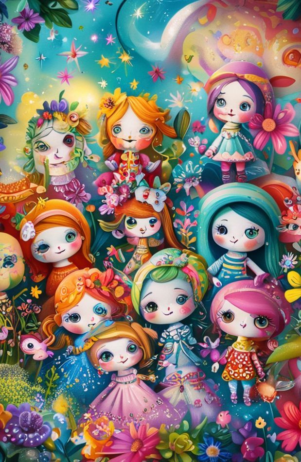 Cute Dolls Wallpaper