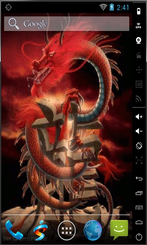 Download Dragon Zodiac Live Wallpaper free for your Android phone