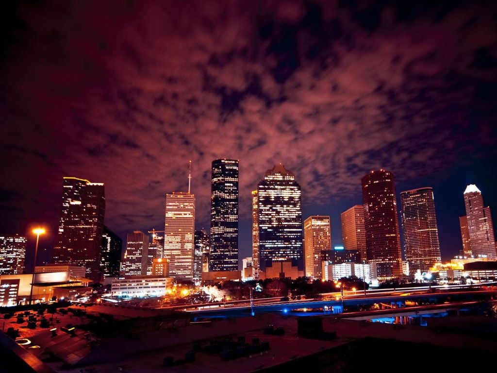Houston Skyline Wallpaper HD