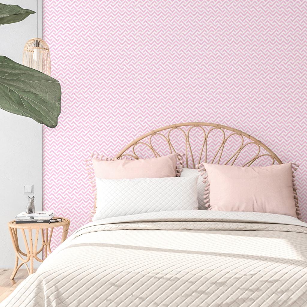 Pink Peel And Stick Wallpaper Classic Preppy Wall