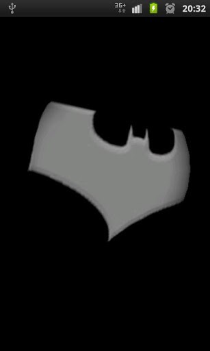 Batman 3d Logo Wallpaper Screenshot
