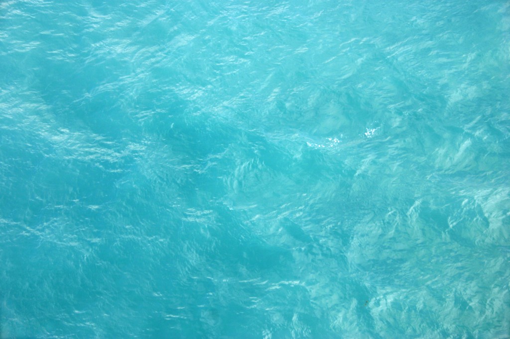Close Up Of Water From The Caribbean