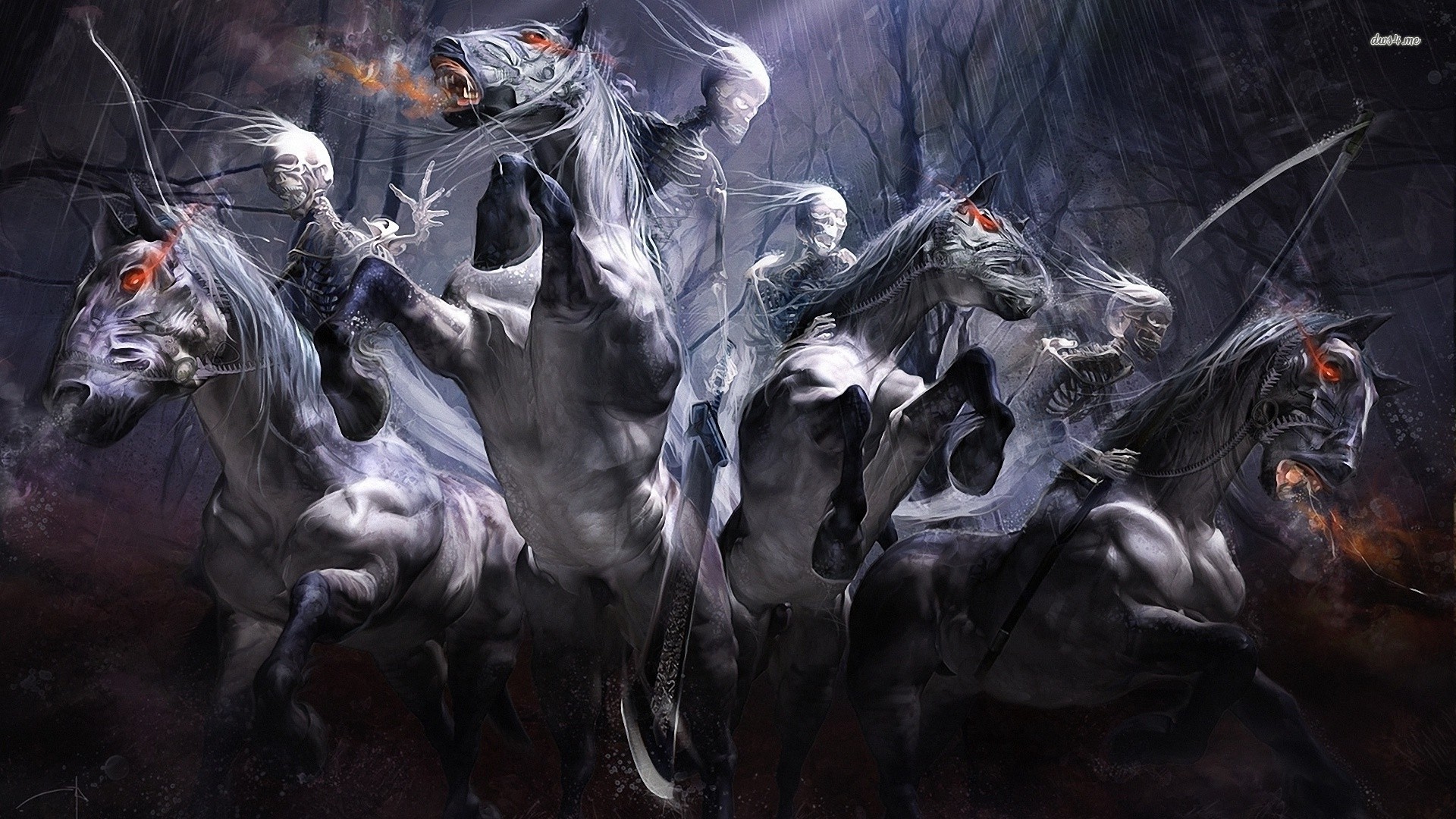 Four Horsemen Of The Apocalypse Wallpaper Darksiders Images Pictures 1920x1080