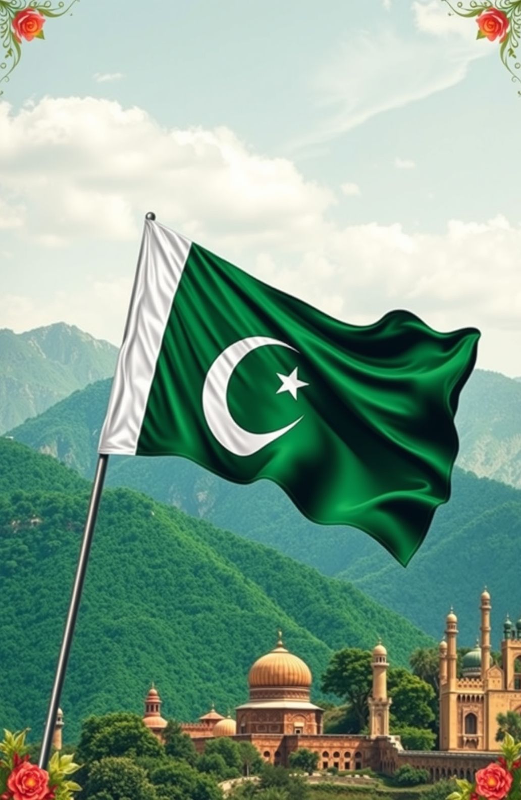 Pakistani Flag Wallpaper