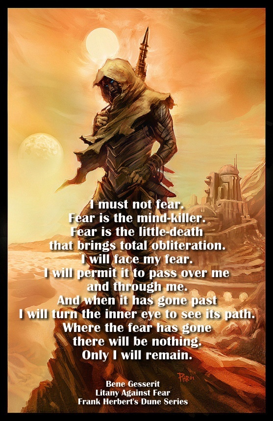 Litany Against Fear Poster