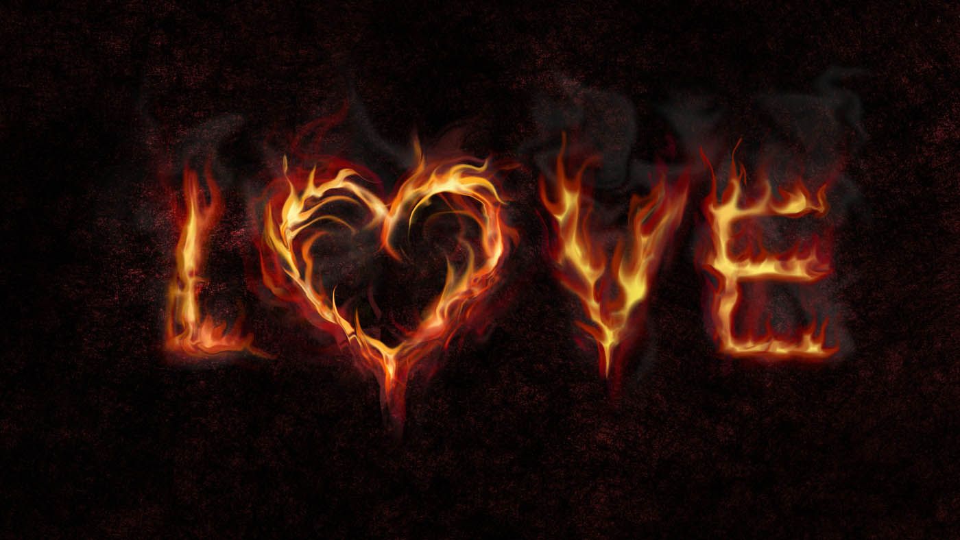 Lovers Image Love Fire Wallpaper Day Special Background