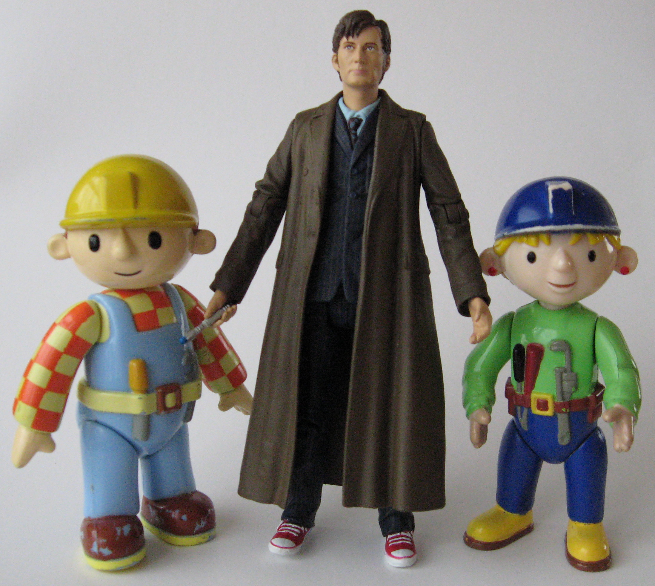 Bob The Builder Wendy And Doctor Who Action Figures