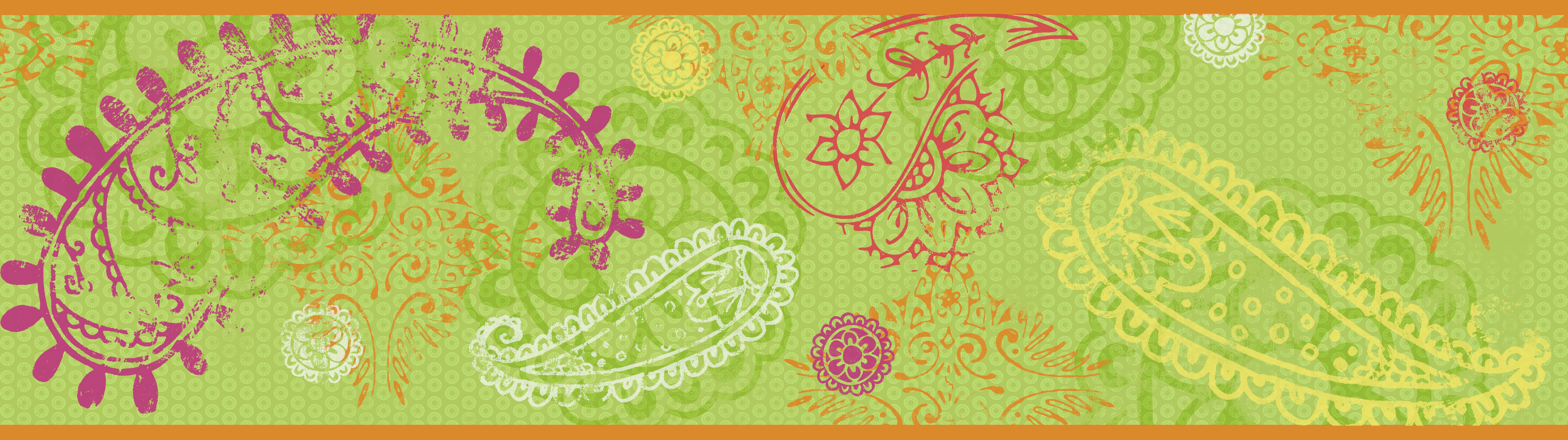 Free download York Wallcovering Paisley Lime Wall Border Search Results