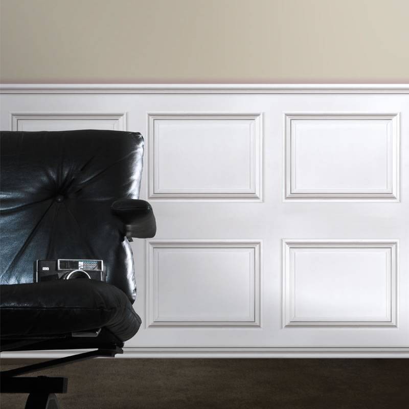 White Grey J38709 Haussmann Wood Paneling Muriva Wallpaper