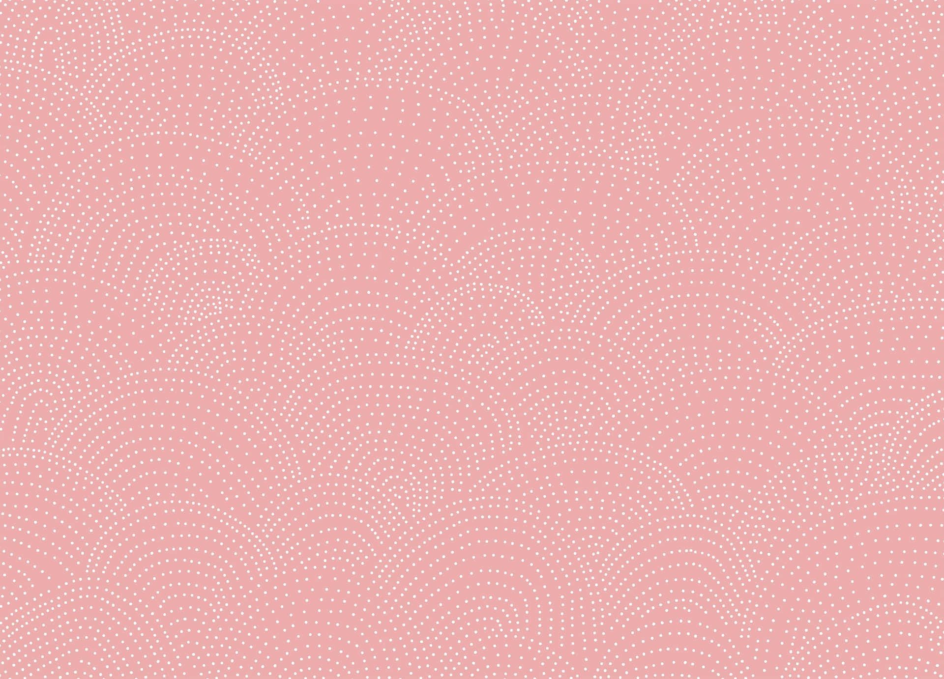 Bright Pink And White Polka Dot Pattern Wallpaper