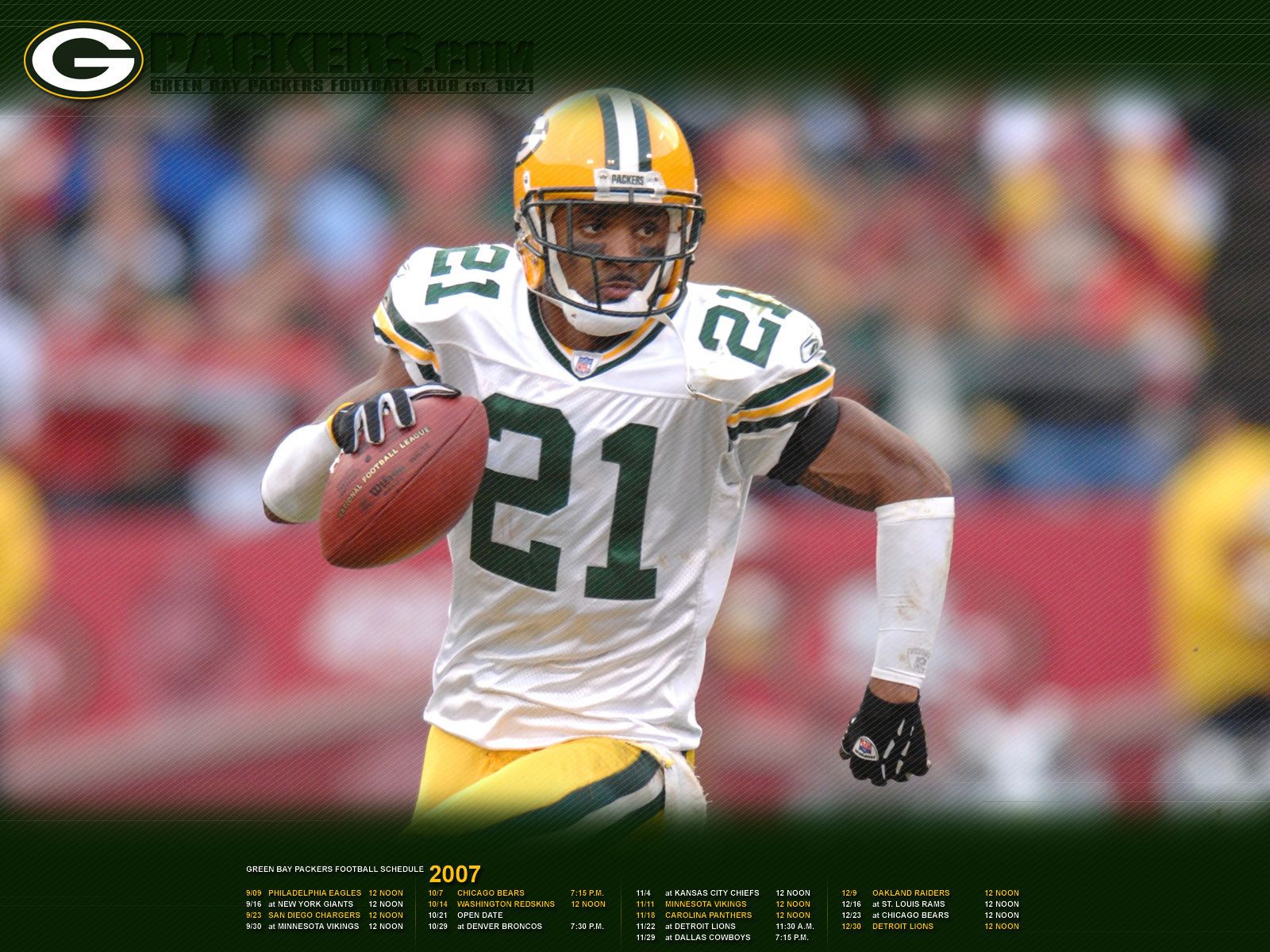 Green Bay Packers Charles Woodson Wallpaper Favorites